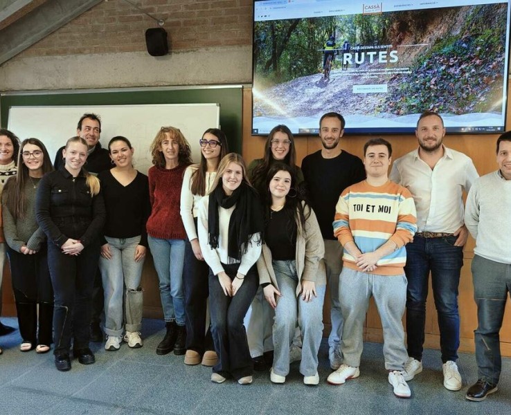 L’alumnat de Turisme de la UdG presenta propostes de promoció turística per a Cassà