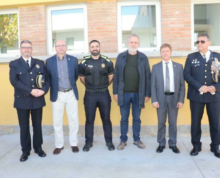 El pacte de col·laboració entre les policies locals de Cassà, Llagostera i Caldes rep un reconeixement