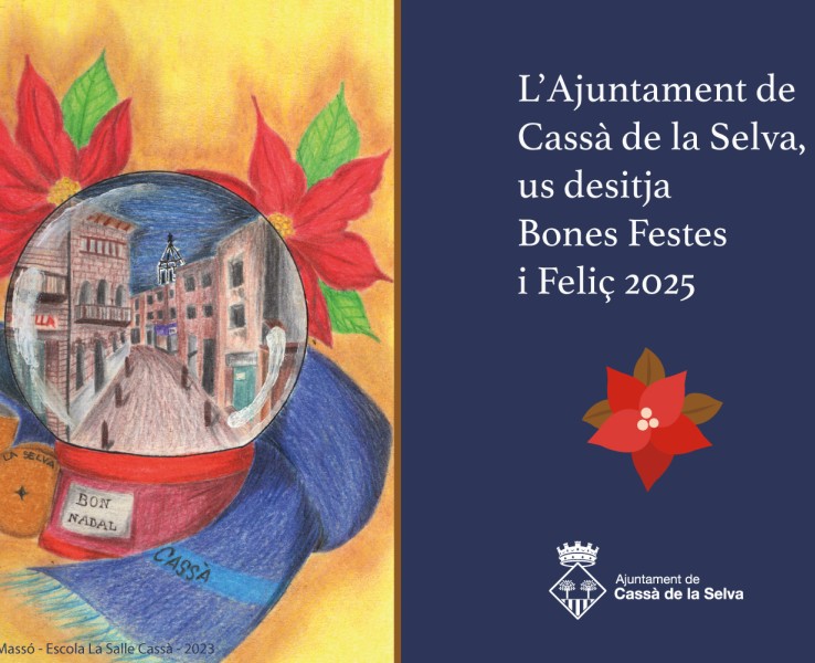 Felicitació de Nadal de l'alcalde de Cassà de la Selva