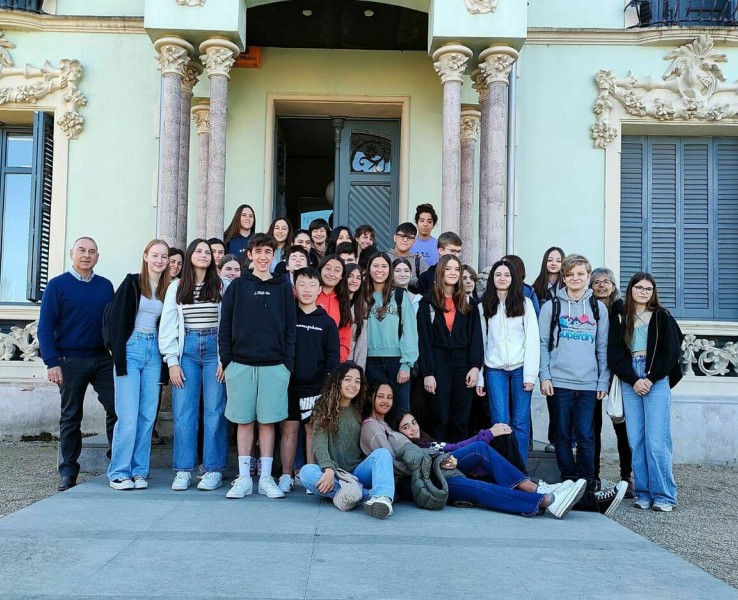 Els alumnes de l'INS Cassà reben alumnat d'intercanvi de  Neustadt an der Aisch