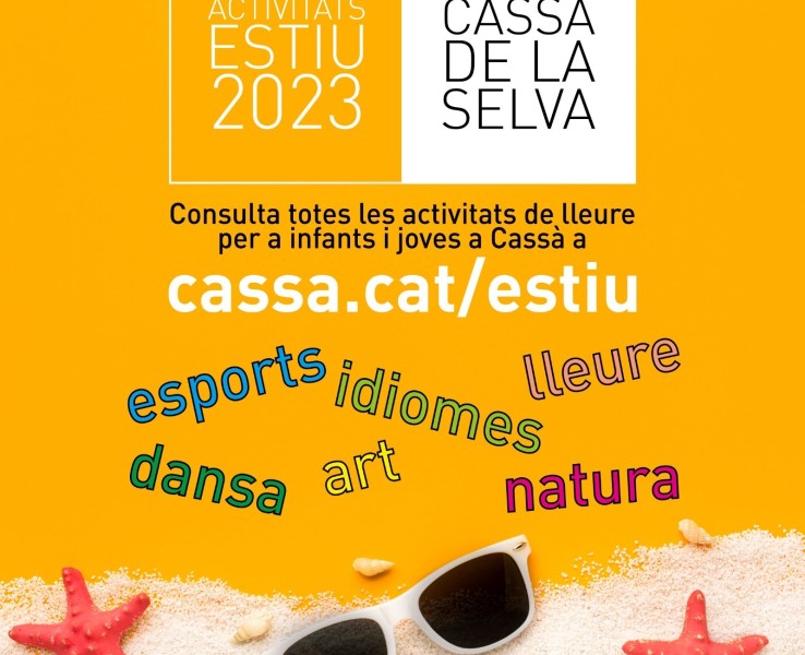 Apunteu-vos a les activitats d'estiu a Cassà!