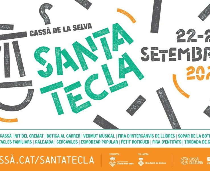 Aquest cap de setmana celebrem la Fira de Santa Tecla amb més de 30 activitats