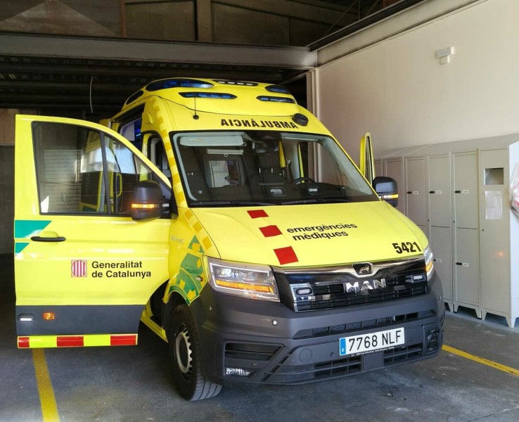 La nova base d’ambulància de Cassà supera els 335 serveis des de la seva posada en funcionament