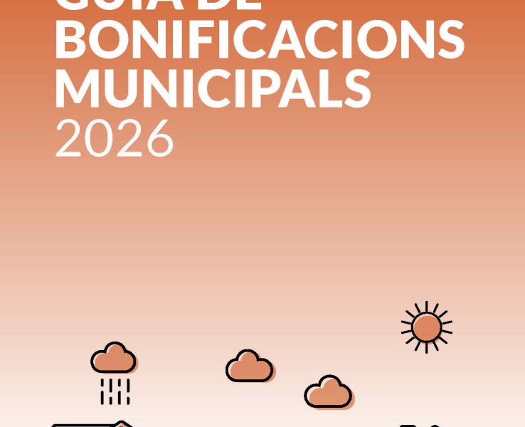 La Guia anual de bonificacions municipals es reparteix aquests dies a totes les cases 